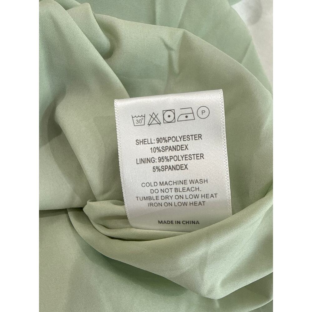 NWT Peppermayo Noemi Sage Green Halter Maxi Dress Open Back Formal Size 6 - Picture 8 of 9